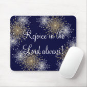 Ik ben altijd blij in de Heer. Muismat (Met muis)