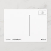 Ik ben altijd cadeau en op dit moment bevestigend briefkaart (Achterkant)