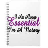 Ik ben altijd een notaris. notitieboek (Voorkant)