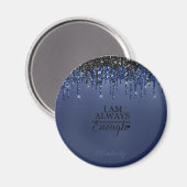 Ik ben altijd genoeg knop magneet (Voorkant / Achterkant)