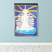 Ik ben altijd gestrekt canvasafdruk geweest canvas afdruk (Insitu (Houten vloer))