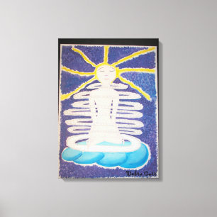 Ik ben altijd gestrekt canvasafdruk geweest canvas afdruk