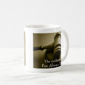 Ik ben altijd goed grappige Humoureuze rechter Gav Koffiemok (Voorkant rechts)