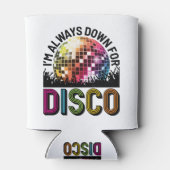 Ik ben altijd klaar voor Disco Blikjeskoeler (Achterkant)