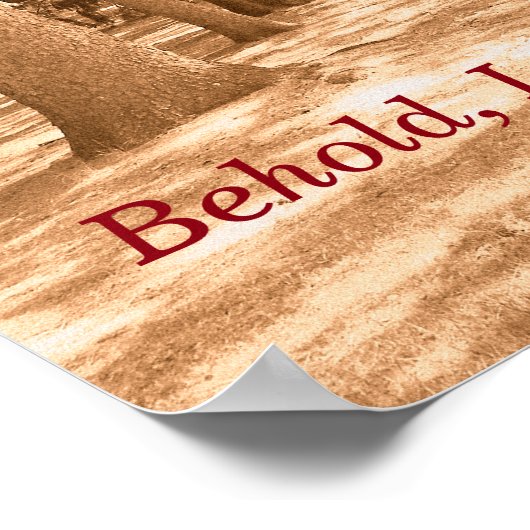 Ik ben altijd met u - het poster van de Manuscript (Hoek)