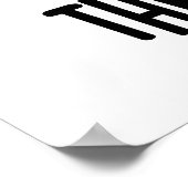 Ik ben altijd op de onderkant van de grappige toil poster (Hoek)