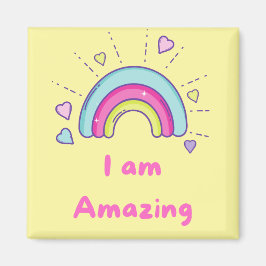 Ik ben Amazing Square Magnet