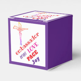 IK BEN ambassadeur van zijn LIEFDE Bedankdoosjes