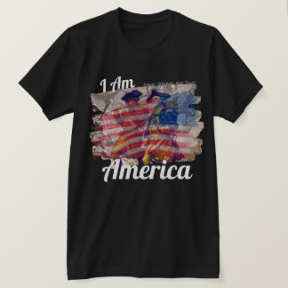 IK BEN AMERIKA Macht, Wijsheid en Waarheid Patriot T-shirt