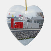 Ik ben Amsterdam Sign, Nederland Keramisch Ornament (Rechts)