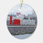 Ik ben Amsterdam Sign, Nederland Keramisch Ornament (Links)