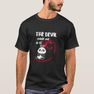 Ik ben Angel Dog, maar Devil Panda heeft me het la T-shirt