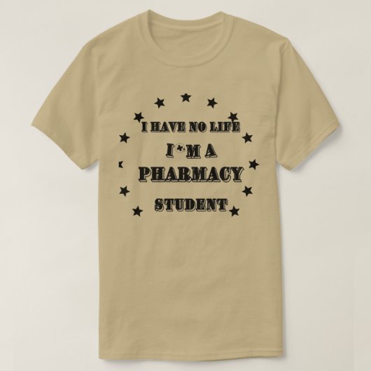 Ik ben apotheker en heb geen leven in Busy Pharma T-shirt (Design voorkant)