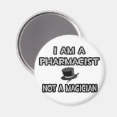 Ik ben apotheker... Geen tovenaar Magneet (Voorkant / Achterkant)