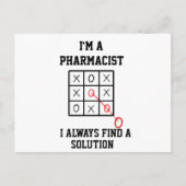 Ik Ben Apotheker Ik Vind Altijd Een Oplossing  Ans Briefkaart (Voorkant)