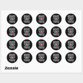 Ik ben apotheker in de geneeskunde ronde sticker (Vel)