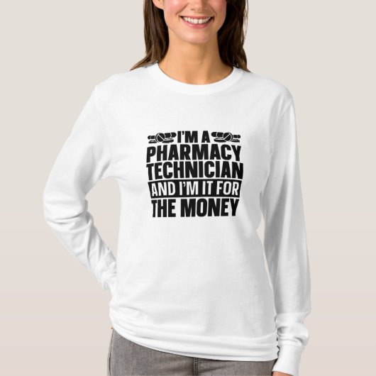 Ik ben apotheker in de geneeskunde t-shirt (Voorkant)