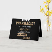 Ik ben apotheker om tijd te besparen, laten we aan kaart (Gele Bloem)