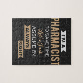 Ik ben apotheker om tijd te besparen, laten we aan legpuzzel (Horizontaal)