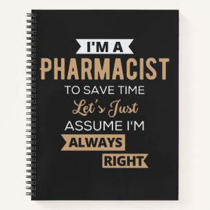 Ik ben apotheker om tijd te besparen, laten we aan notitieboek