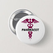 Ik ben apotheker ronde button 5,7 cm (Voorkant /achterkant)