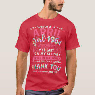 Ik ben April Girl 1964 Funny 58th Birthday Gift 58 T-shirt