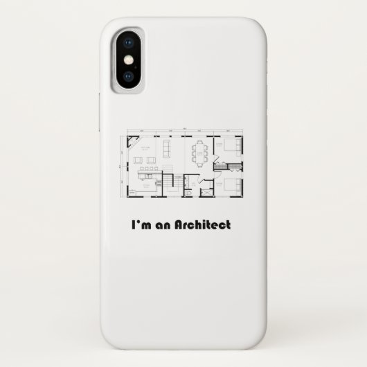 Ik ben architect Case-Mate iPhone case (Achterkant)