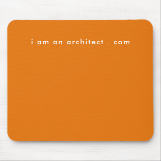 Ik ben architect jouw website adres Eenvoudig mode Muismat