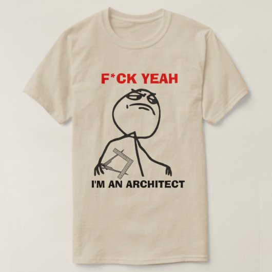 Ik ben architect t-shirt (Design voorkant)