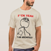 Ik ben architect t-shirt (Voorkant)
