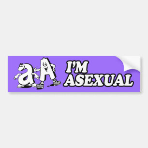 IK BEN ASEXUEEL -.png Bumpersticker