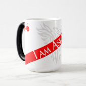 "Ik ben Askew" Morphing Coffee Mok (Voorkant links)