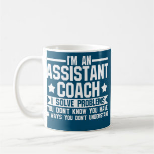 Ik ben assistent coach Coach team game Koffiemok