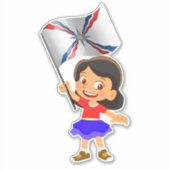 Ik ben Assyrische op maat gesneden vinyl Sticker (Voorkant)