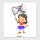 Ik ben Assyrische op maat gesneden vinyl Sticker (Vel)