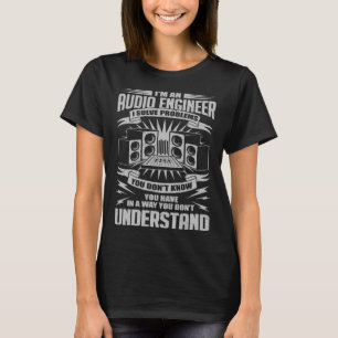 Ik ben Audio Engineer voor een Sound Guy Technicia T-shirt