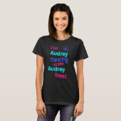 Ik ben Audrey die danst op de Audrey T-shirt (Voorkant volledig)