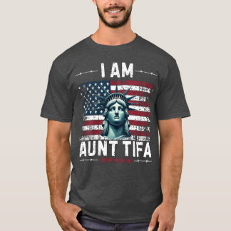 IK BEN AUNTIFA print cadeau vintage T-shirt