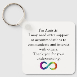 "Ik ben Autistic" Awareness Sleutelhanger