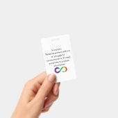 Ik ben Autistisch-Communicatie Kaart Badge (Handheld)