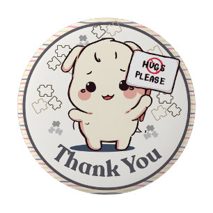 Ik ben autistisch Geen knuffels aub speldje badge