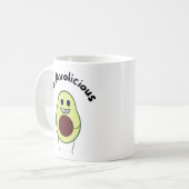 Ik ben Avolicious - Funny Fruit Pun Koffiemok (Voorkant links)