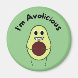 Ik ben Avolicious - Funny Fruit Pun Magneet