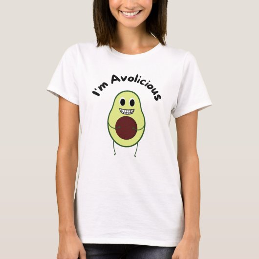 Ik ben Avolicious - Funny Fruit Pun T-shirt (Voorkant)
