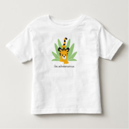Ik ben avontuurlijk. Jaar van het Tiger Zoodiac T- Kinder Shirts