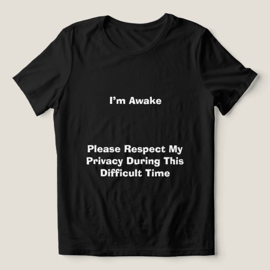 Ik ben Awake T-Shirt (Design voorkant)