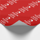 Ik ben Aziatisch dat ik geen kalm kan houden. Cadeaupapier (Hoek)