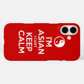 Ik ben Aziatisch dat ik geen kalm kan houden. Case-Mate iPhone Case (Achterkant (horizontaal))