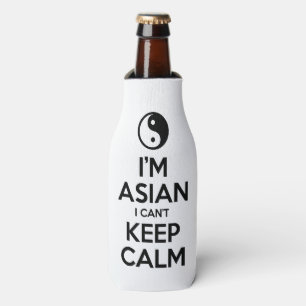 Ik ben Aziatisch dat ik geen kalm kan houden. Flesjeskoeler