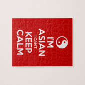 Ik ben Aziatisch dat ik geen kalm kan houden. Legpuzzel (Horizontaal)